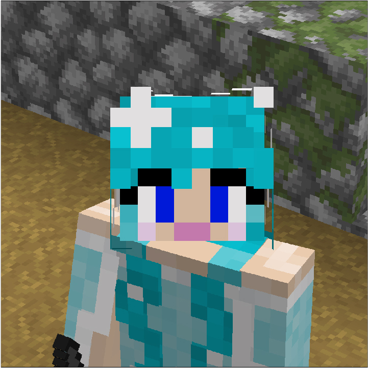 Minecraft my Tiadre character with custom skin